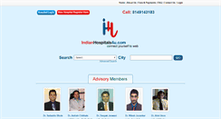 Desktop Screenshot of indianhospitals4u.com