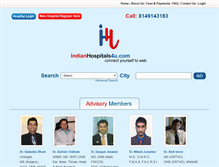 Tablet Screenshot of indianhospitals4u.com